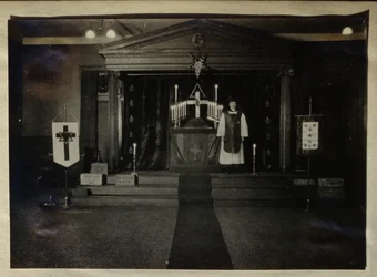Interior del Templo de Nueva York de la Societas Rosicruciana en América, c.1913